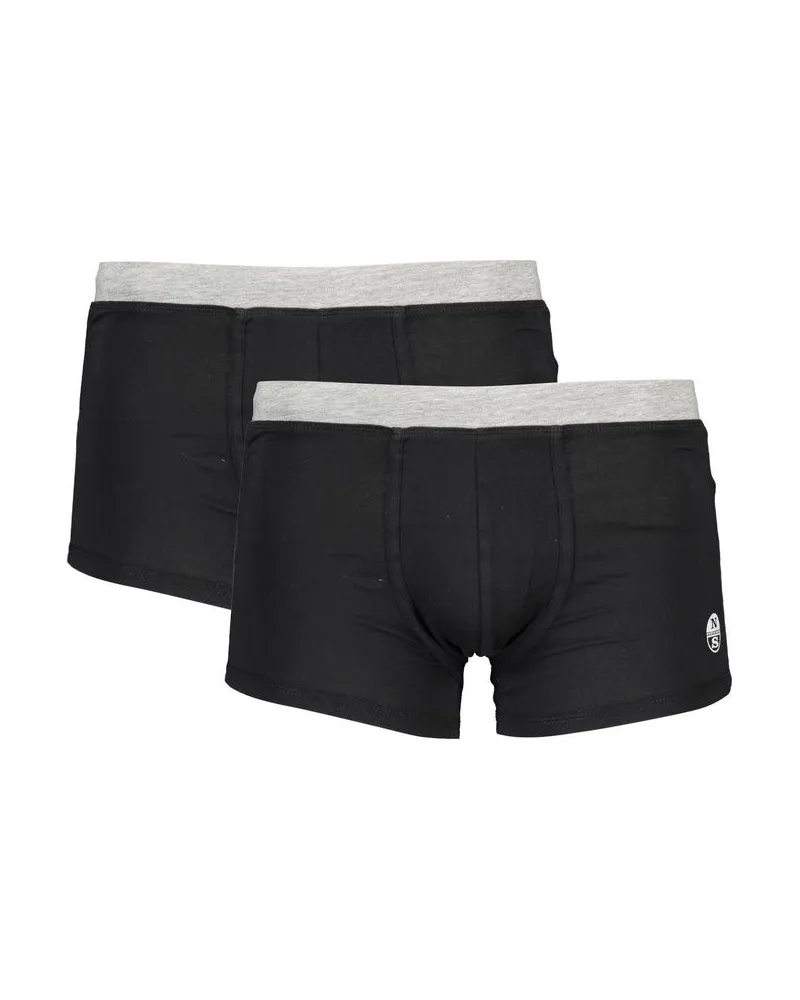 North Sails 2er-Pack Boxershorts Schwarz Schwarz
