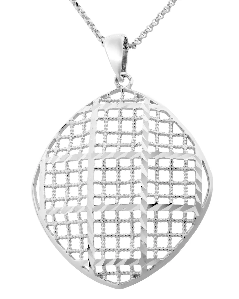 Orphelia Lilla' Damenkette mit Anhänger aus 925er Sterlingsilber – Silber ZK-7190 Silber