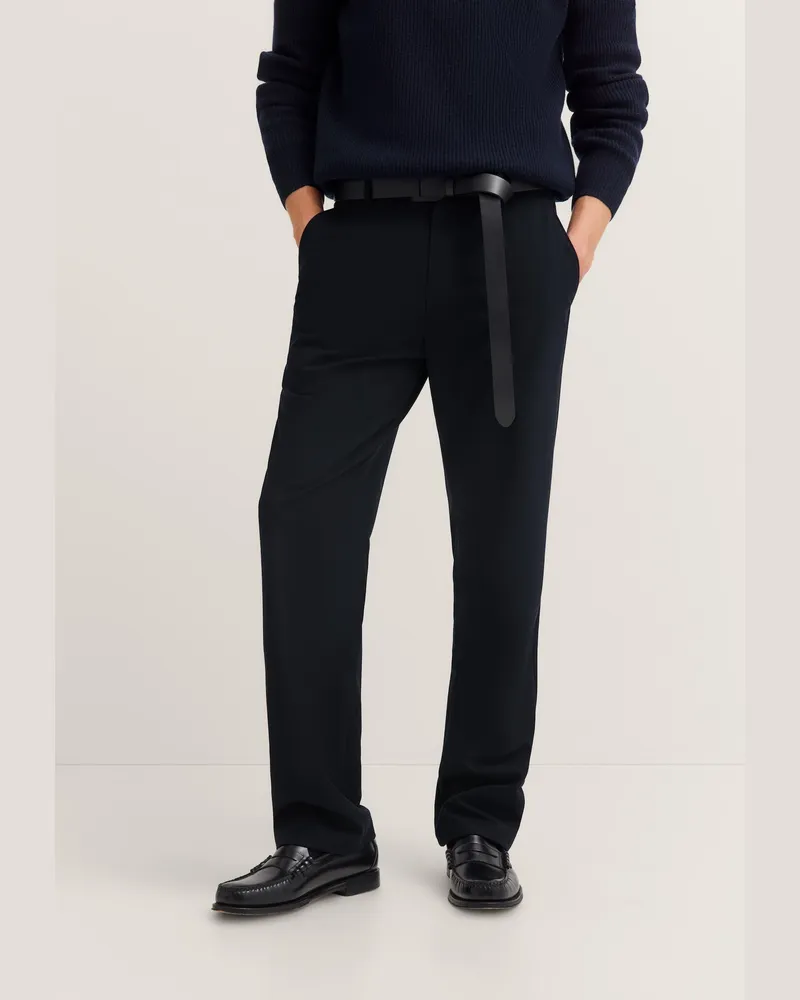 Bugatti Herrenchino, tapered fit, Soft-Touch - Marineblau Marineblau