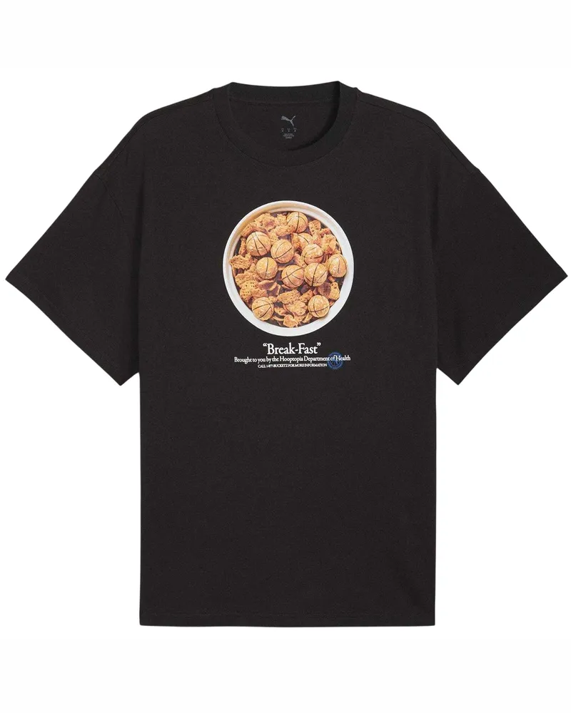 Puma Hootopia Break Fast" T-Shirt für Herren (Schwarz Schwarz