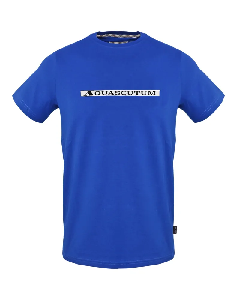 Aquascutum T-Shirt für Herren (Himmel Himmelblau