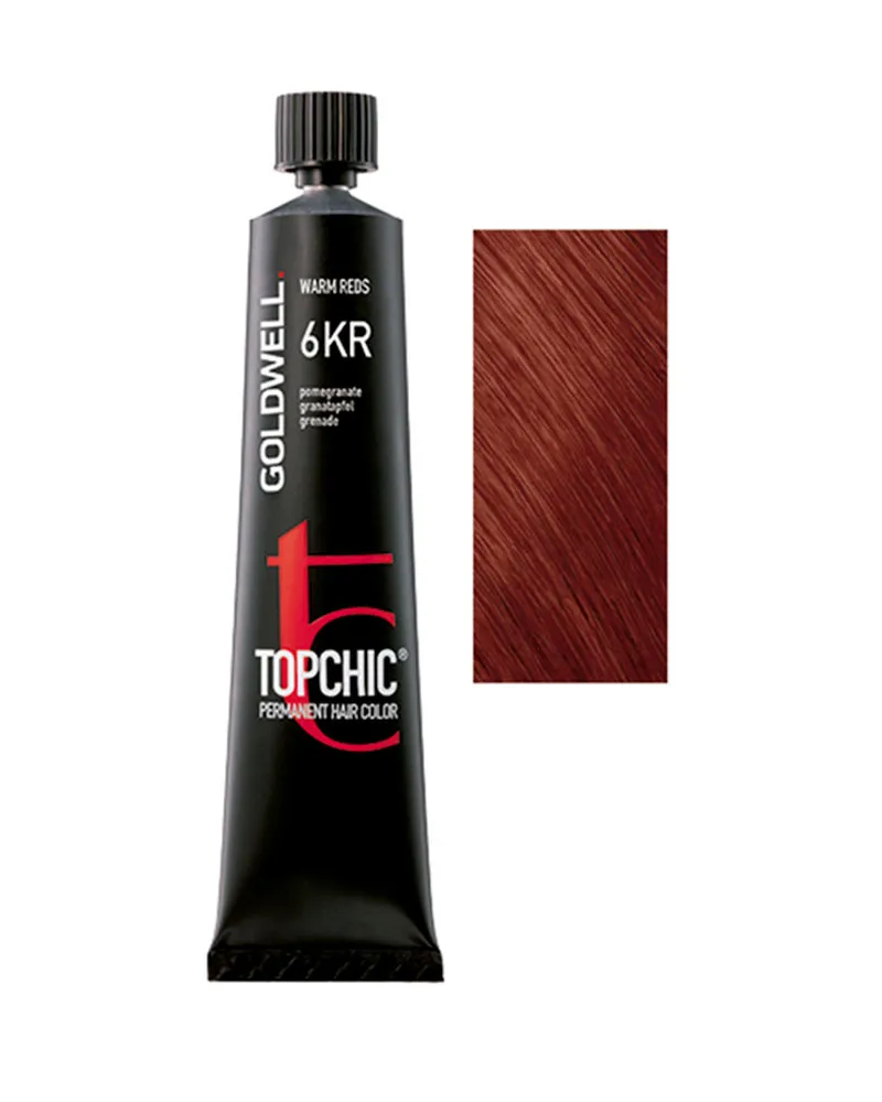 Goldwell Topchic Permanent Hair Color #6kr 60 ml 
