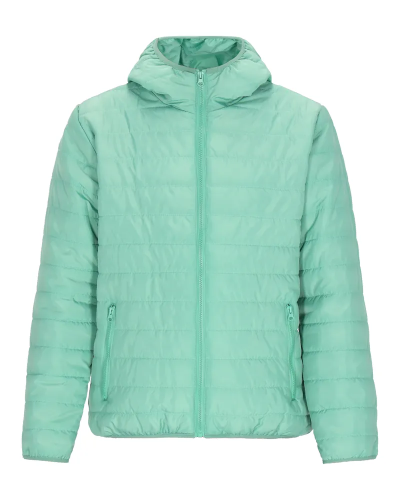 My Mo Jacke für Herren, gesteppte Details, mit Kapuze - Grün Grün
