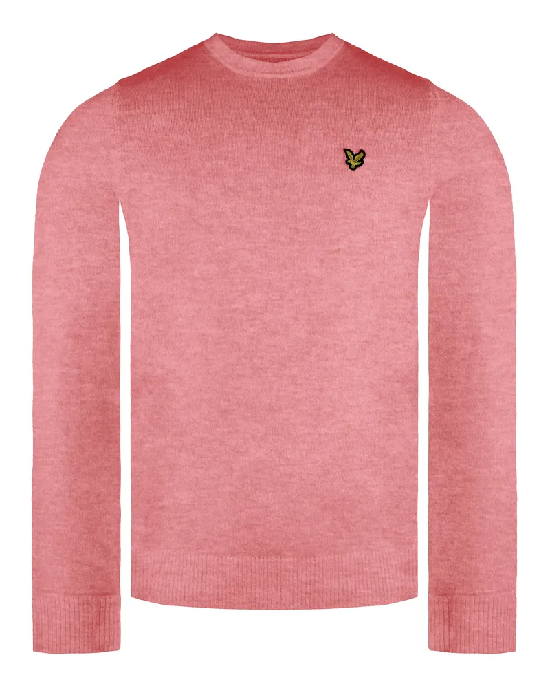 Lyle & Scott Merino Herren Pink Pullover Rosa