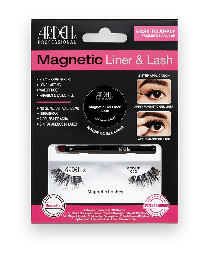 ARDELL Magnetic Liner & Lash Accent Pestañas #002 + Gel Liner 