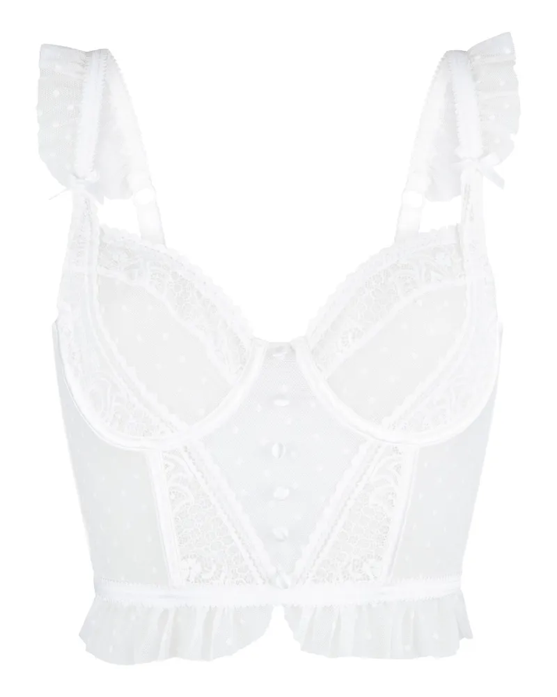 LingaDore Bustier Wollweiß
