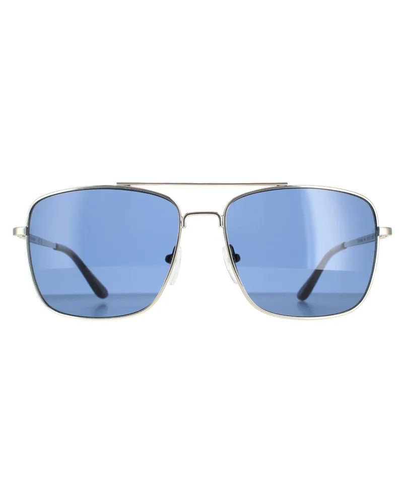 Calvin Klein Lunettes de soleil  CK19136S 045 Silver Smoke Grey Silber