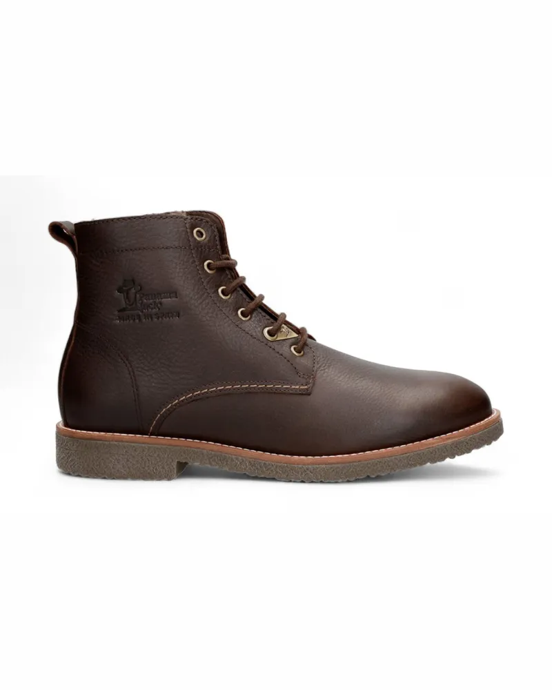 Panama Jack Glasgow Igloo C1 klassische Stiefeletten aus braunem Leder für Herren Braun