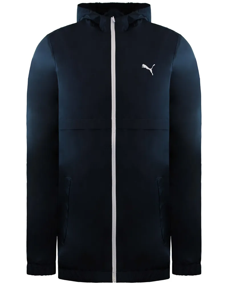 Puma Solid Herren Windbreaker-Jacke in dunklem Schiefergrau Grau