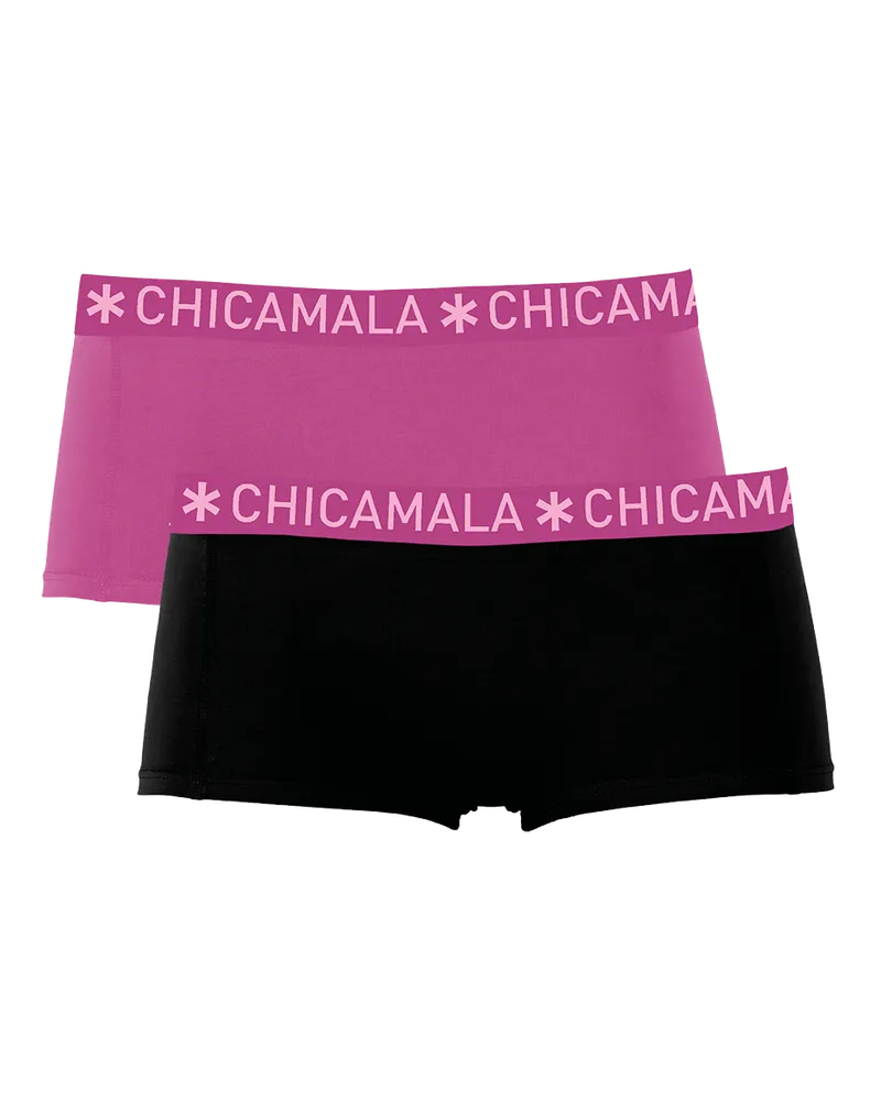 Muchachomalo Chicamala Boxershorts, 2er-Pack, Mädchenunterwäsche - Mehrfarbig Mehrfarbig