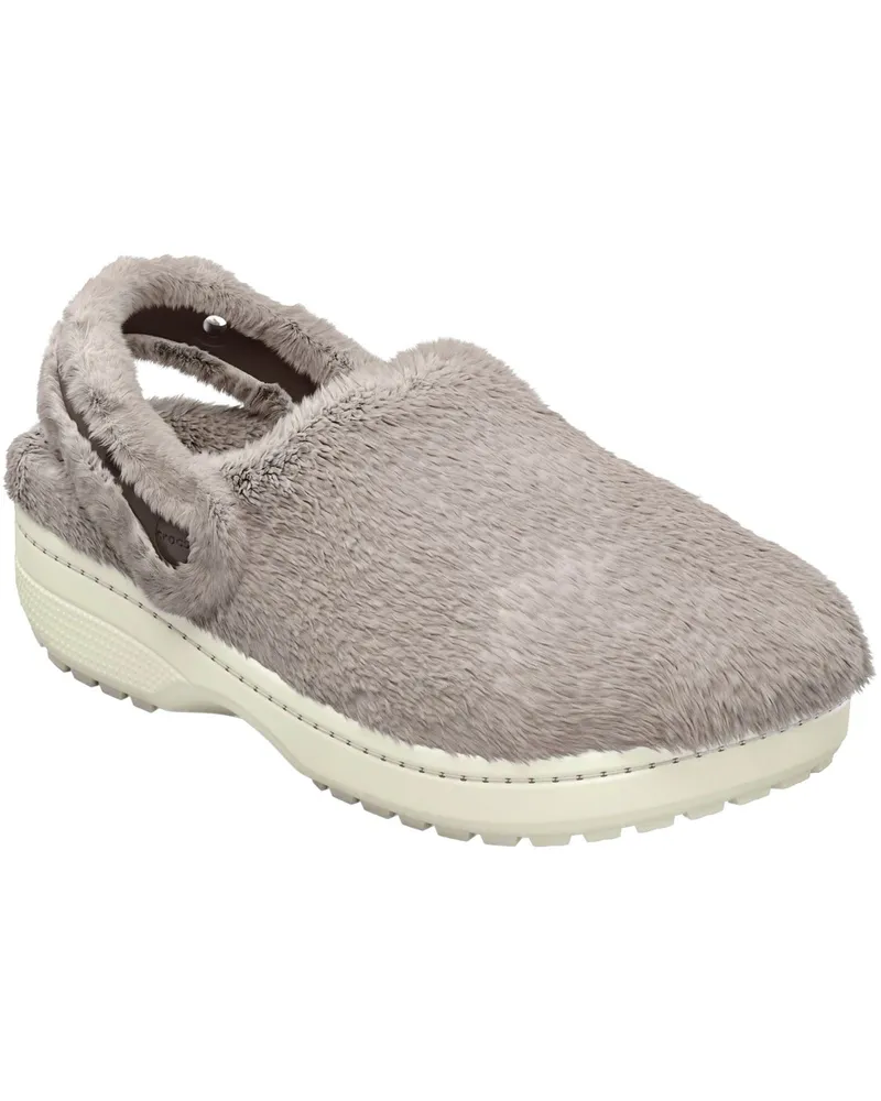 Crocs Classic Unfurgettable Polyester Damen-Mushroom-Clogs Grau