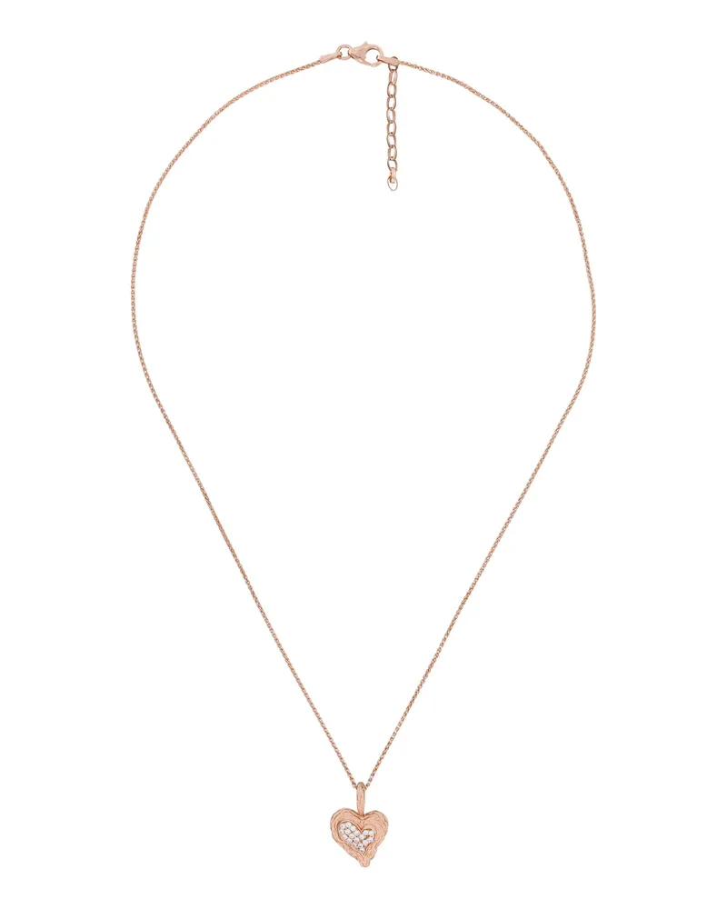 Orphelia Hazel' Damen-Kette mit Anhänger aus 925er Sterlingsilber, Rosé, ZH-7082/1 Rosé