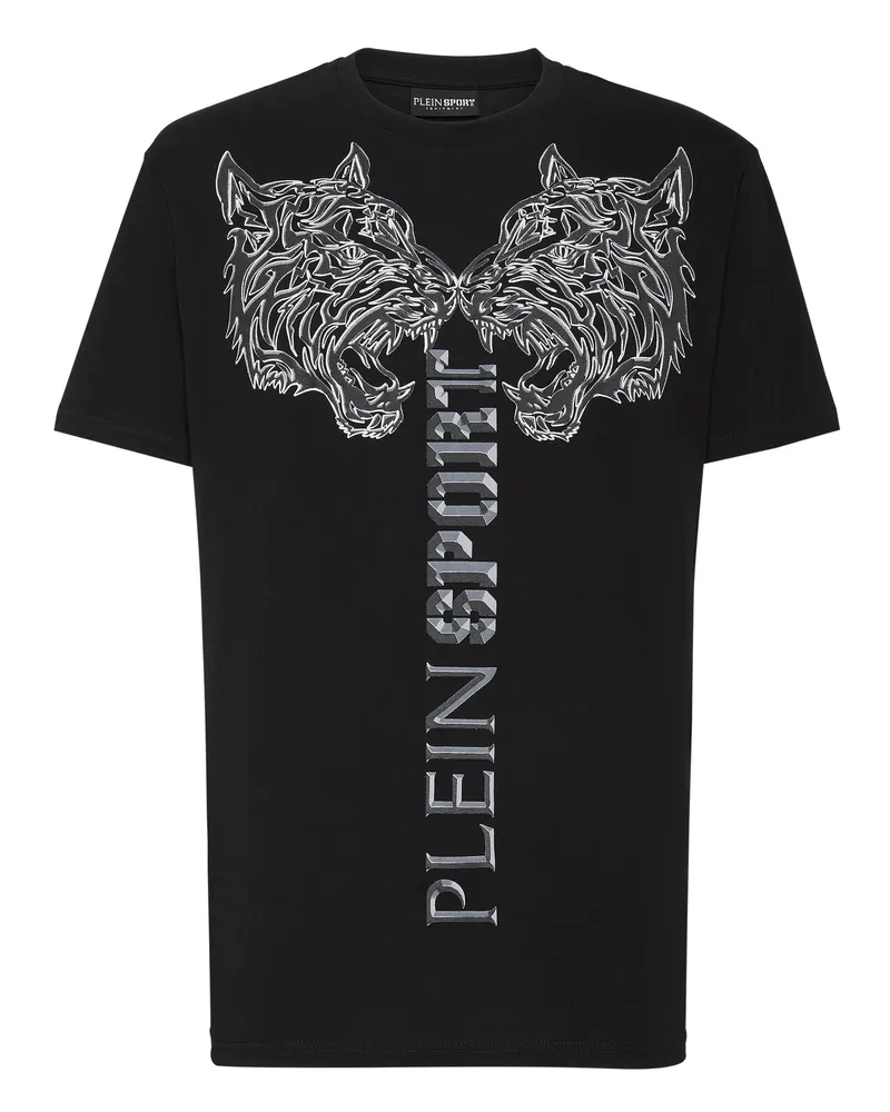 Philipp Plein T-Shirt Tiger Schwarz