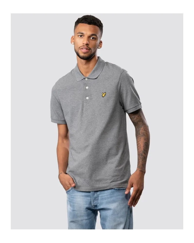 Lyle & Scott Light Mist Einfarbiges Poloshirt Beige