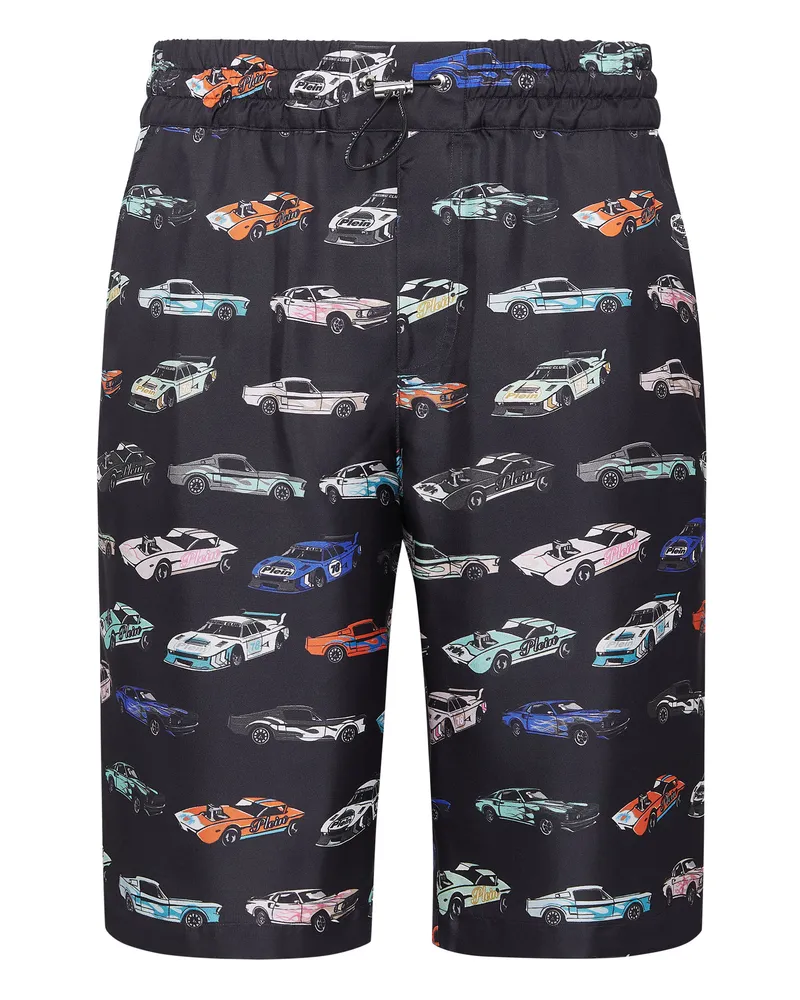 Philipp Plein Shorts Racing Schwarz