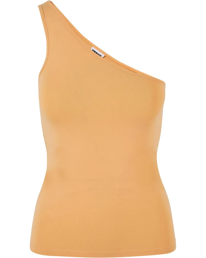 Urban Classics Oberteil Asymmetrisch für Damen (blasse Orange Orange