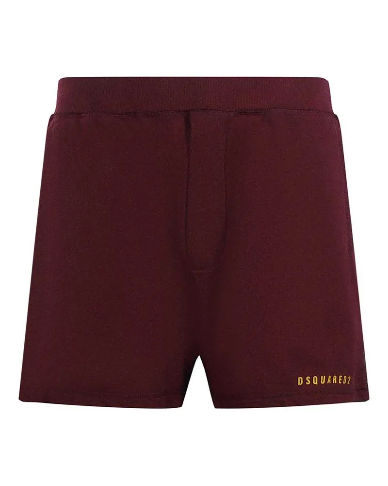 Dsquared2 Shorts für Herren (Burgunderrot Bordeaux