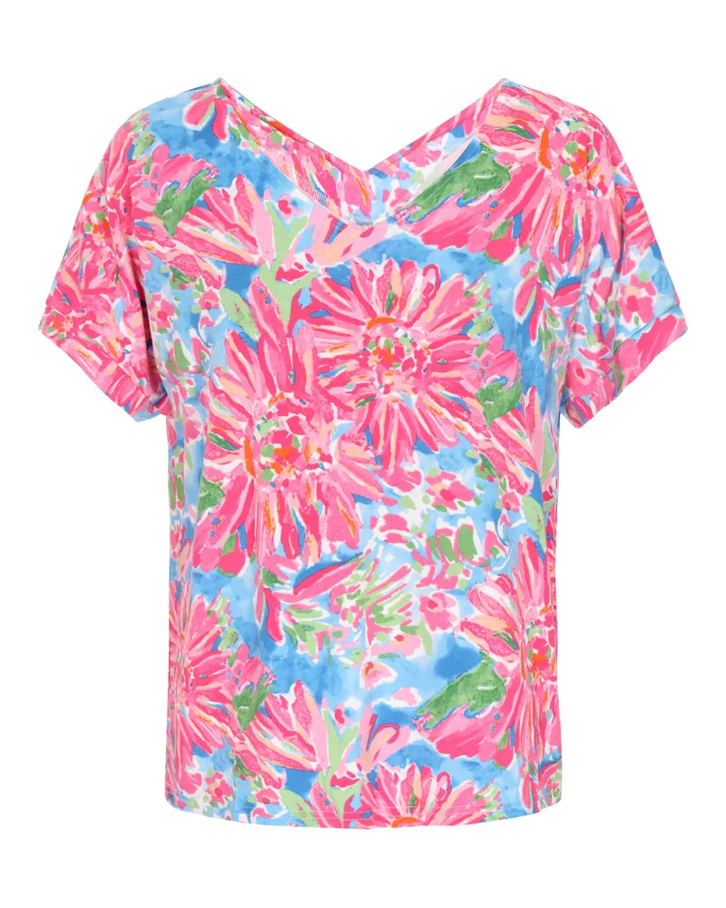 Usha T-Shirt Frauen Mehrfarbig Rosa Rosa