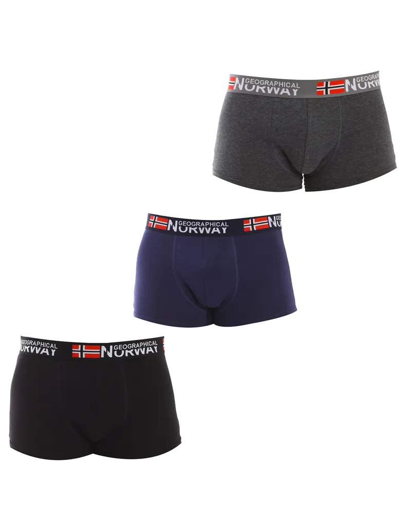 Geographical Norway Pack-3 Boxershorts Geografisches Norwegen Mann Mehrfarbig