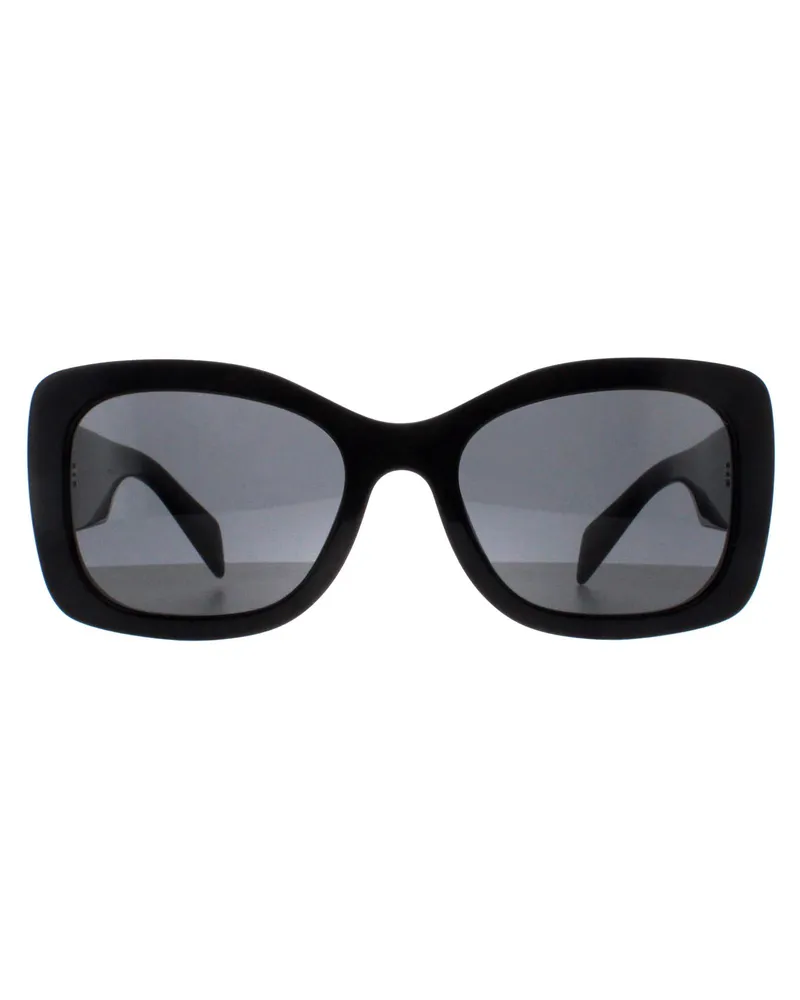Prada PRA08S 1AB5S0 schwarz dunkelgrau Sonnenbrille Schwarz