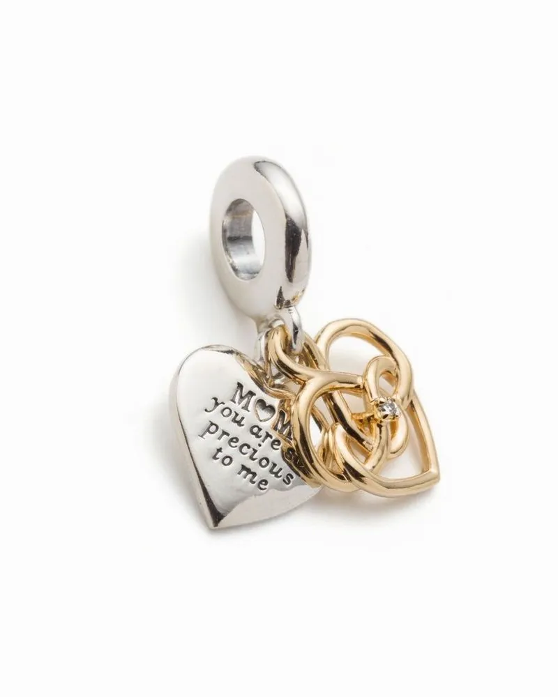 Pandora Charm Silber/Gold Silber
