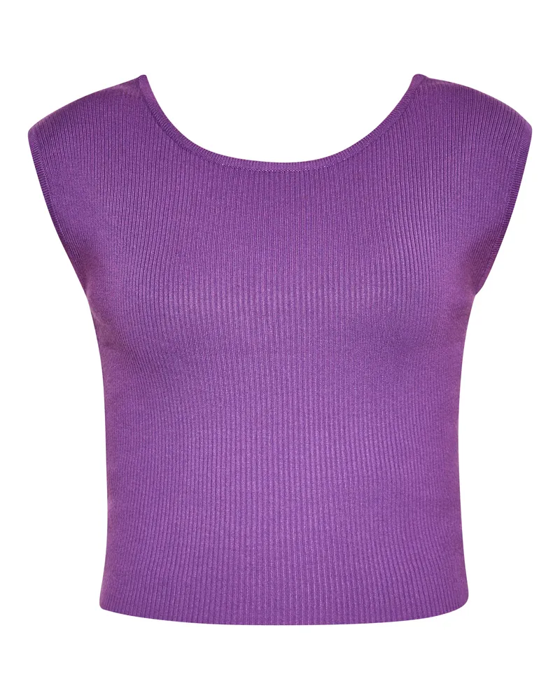 My Mo Crop-Top Damen lila Lila