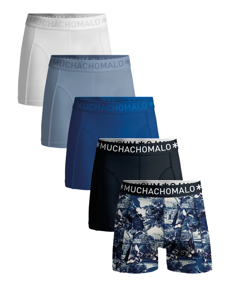 Muchachomalo Herren Boxer Shorts - 5er Pack - Herren Unterwäsche Mehrfarbig