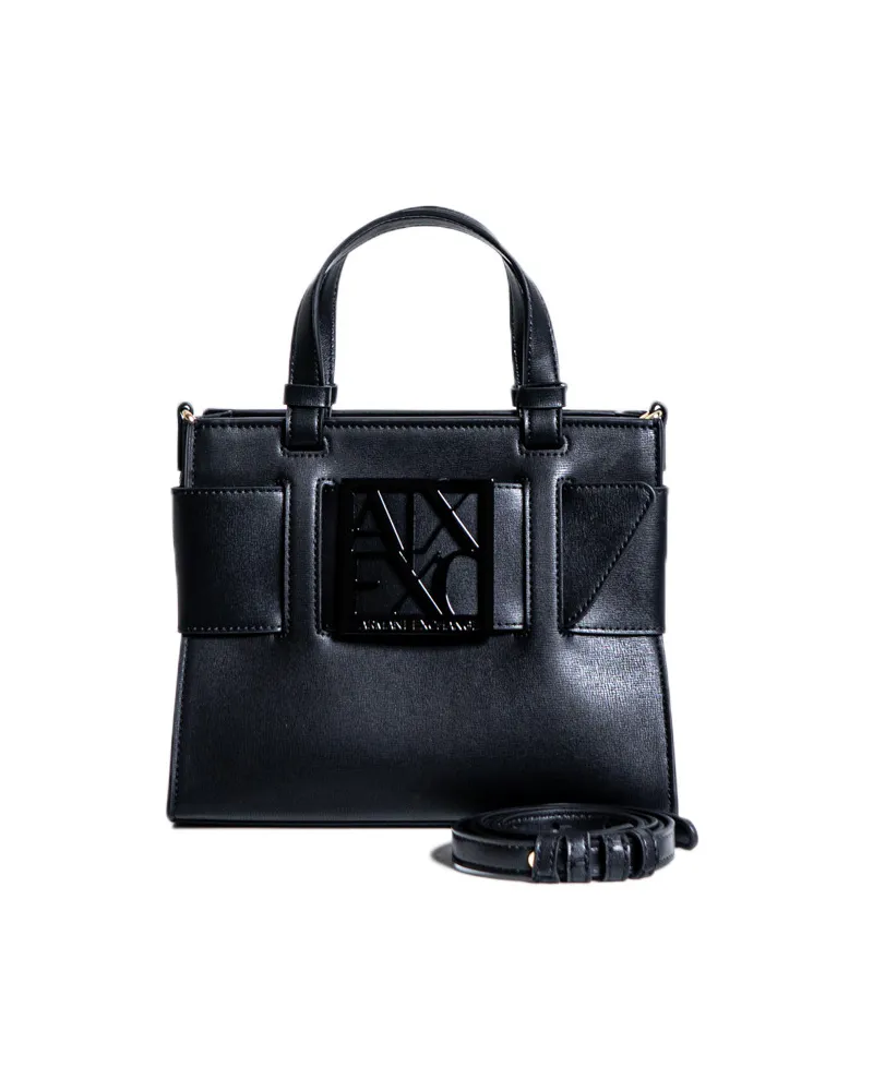 Emporio Armani Armani Exchange Damen schwarze Tasche Schwarz