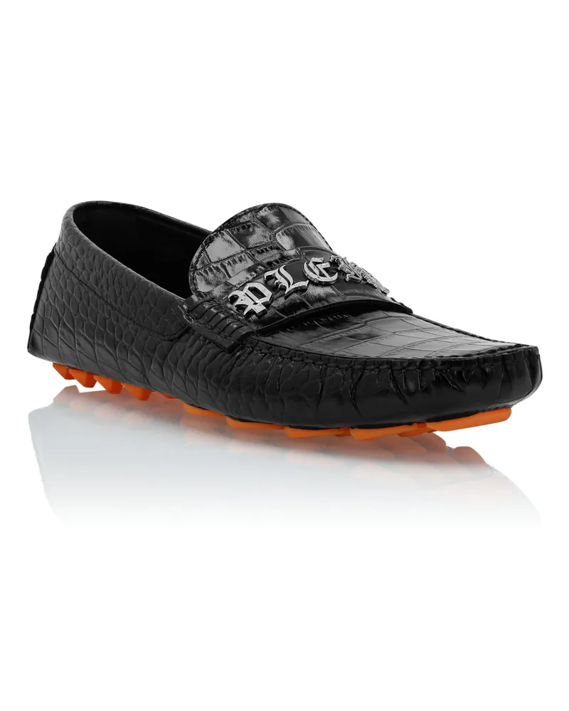 Philipp Plein Loafer Schwarz