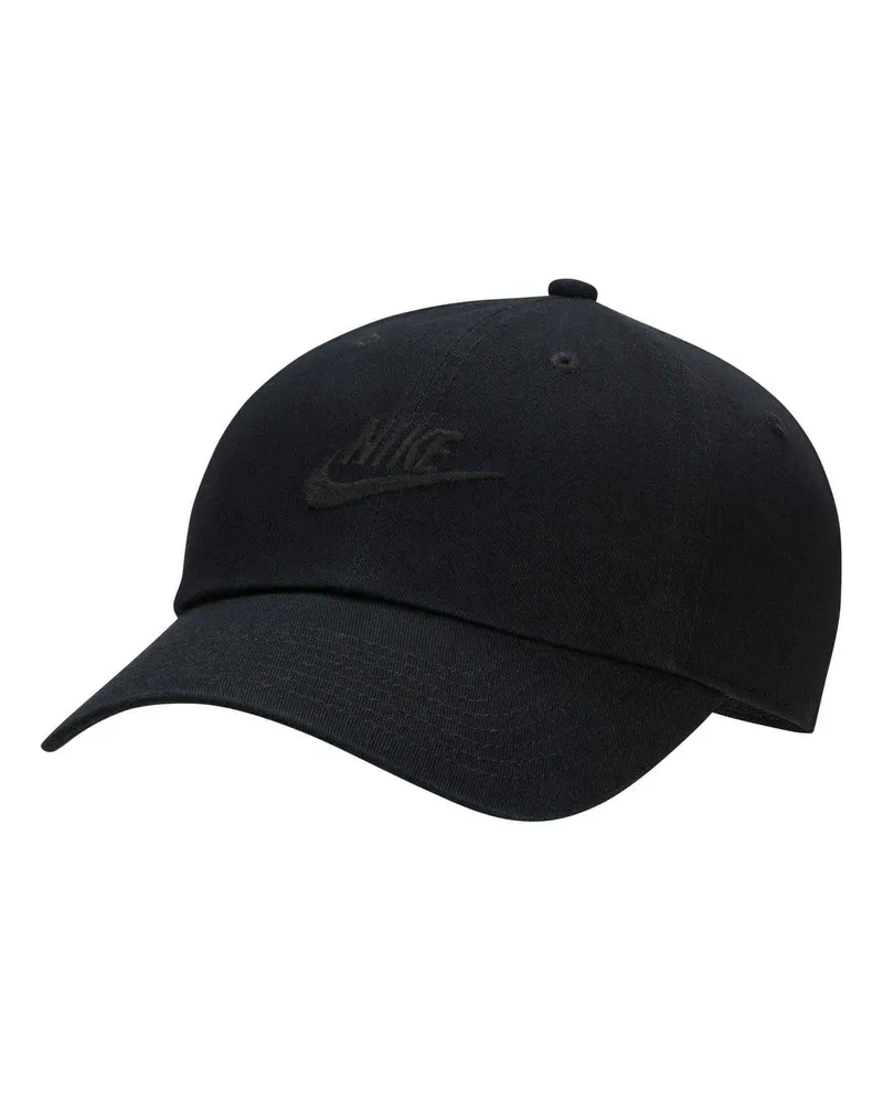 Nike Heritage 86 Futura" Baseball-Mütze für Herren/Damen Unisex (Schwarz Schwarz