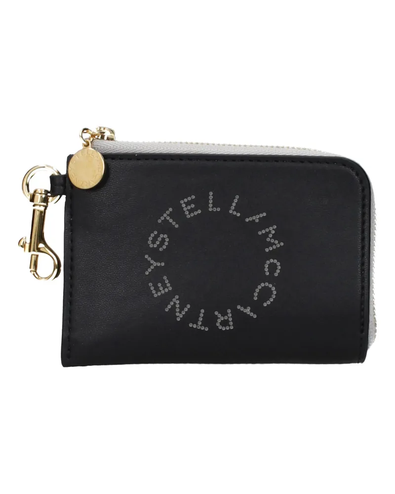 Stella McCartney Lederbörse - Schwarz Schwarz