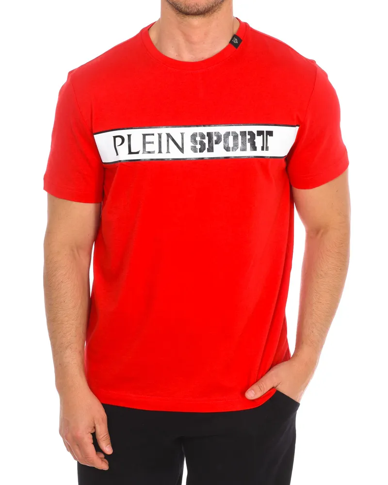 Philipp Plein TIPS405 Kurzarm-T-Shirt für Männer Rot