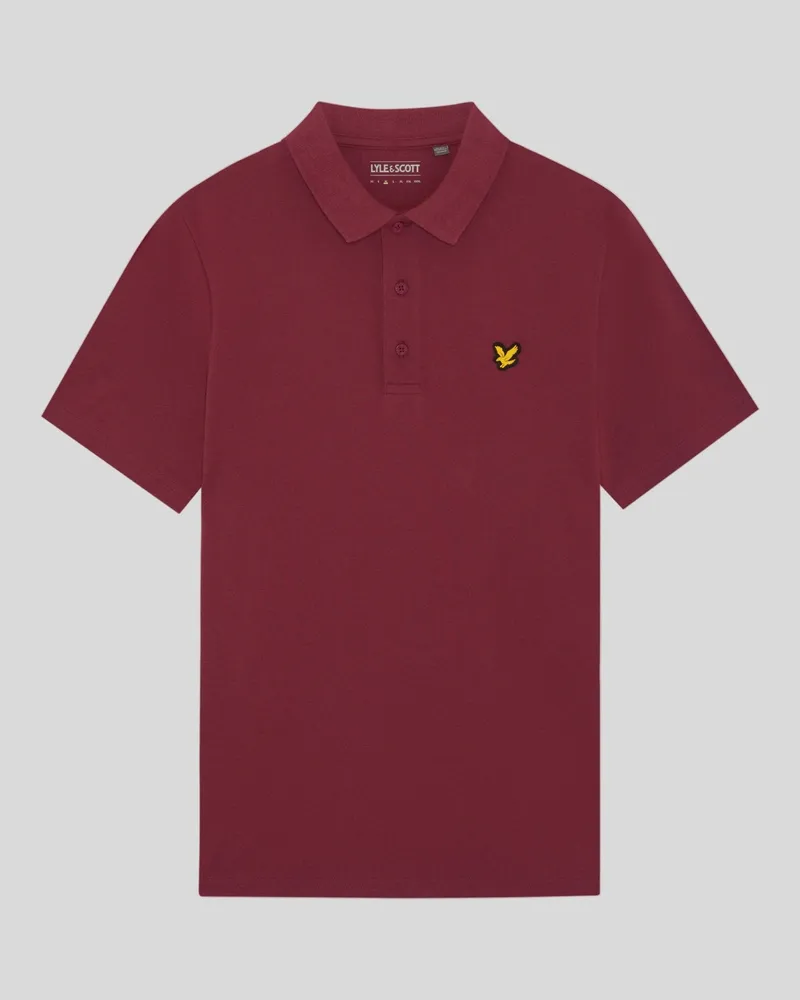 Lyle & Scott Golf Core Polo Rot