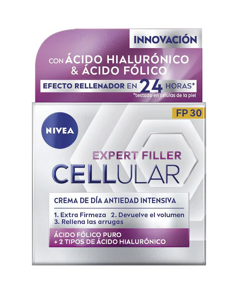 Nivea Zellulärer Filler Hyaluron & Folsäure Tagescreme SPF30 50 ml 