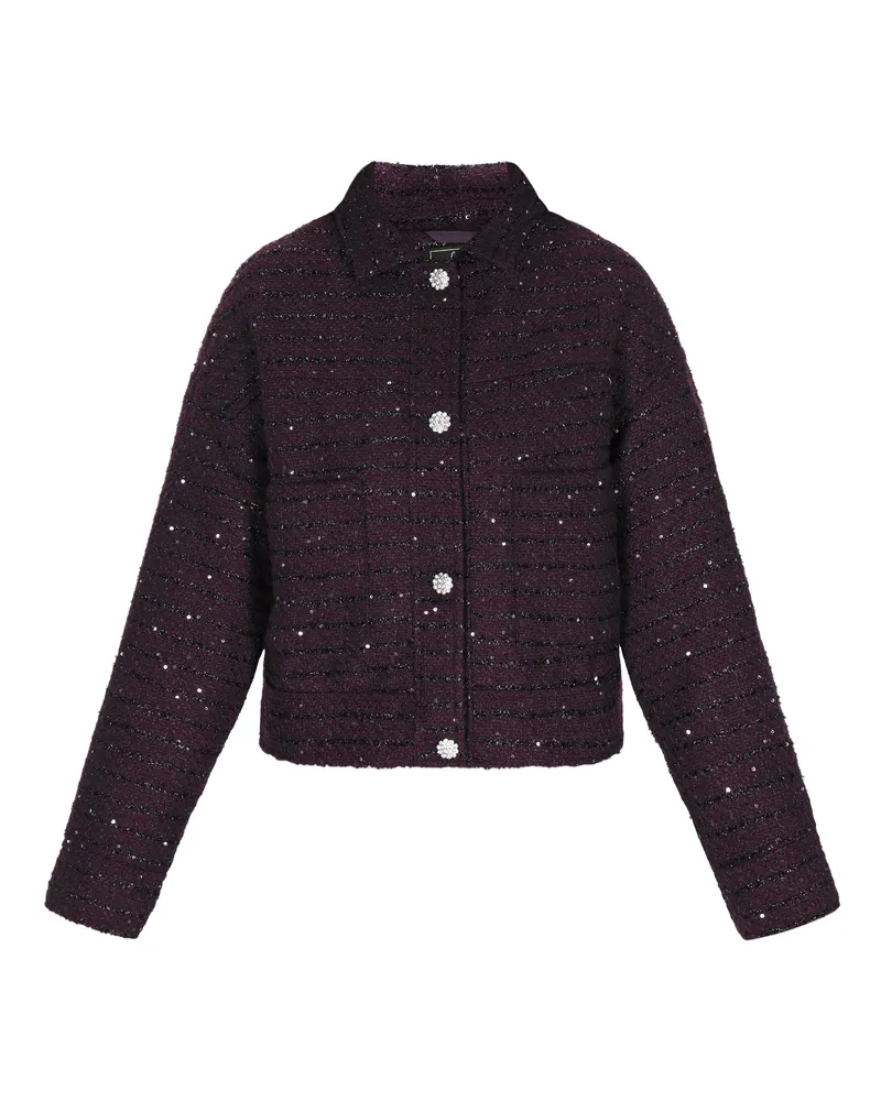 FAINA Jacke Frauen Dunkelviolett Lila