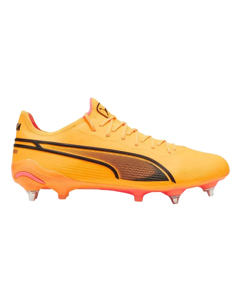 Puma King Ultimate MxSG" Fußballschuhe für weichen Boden für Herren (Orange Orange