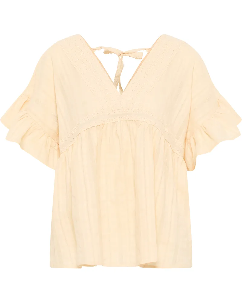 DreiMaster Tunika Damen Beige Creme Beige