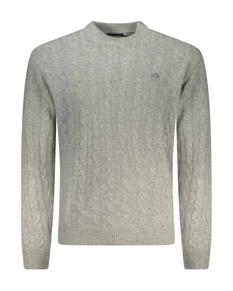 North Sails Grigio Polyamid Herrenpullover Grau