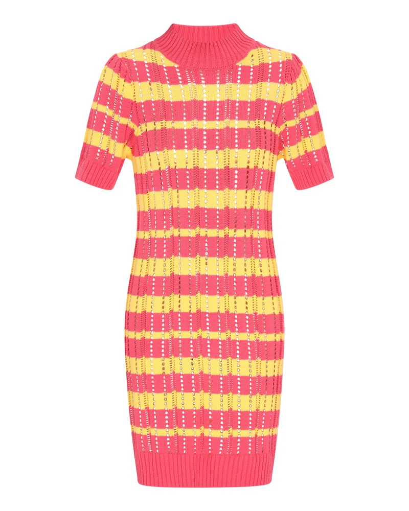 IZIA Kleid Frauen Koralle mehrfarbig Korallenrot