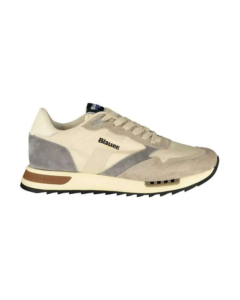 Blauer Polyester‑Sneaker für Herren - Beige Beige