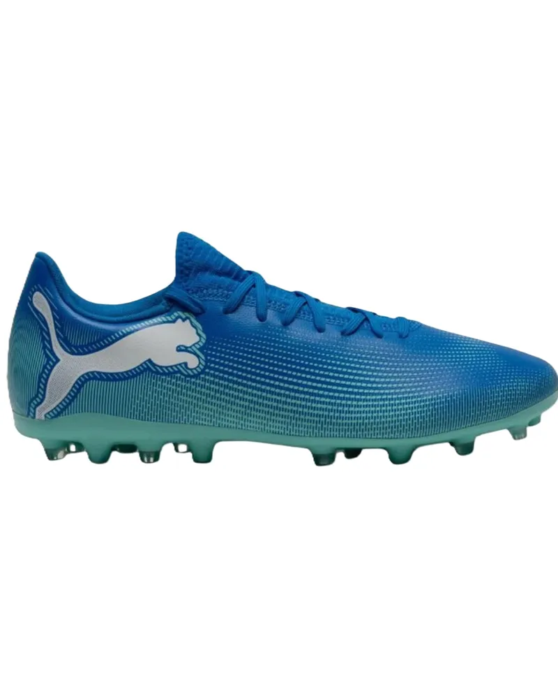 Puma Future 7 Play MG Herren Fußballschuhe Blau Blau