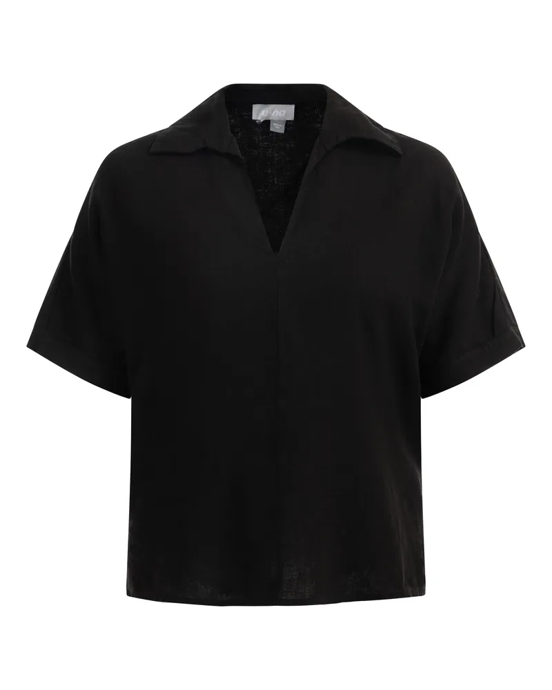 Usha Blusenshirt Damen schwarz Schwarz