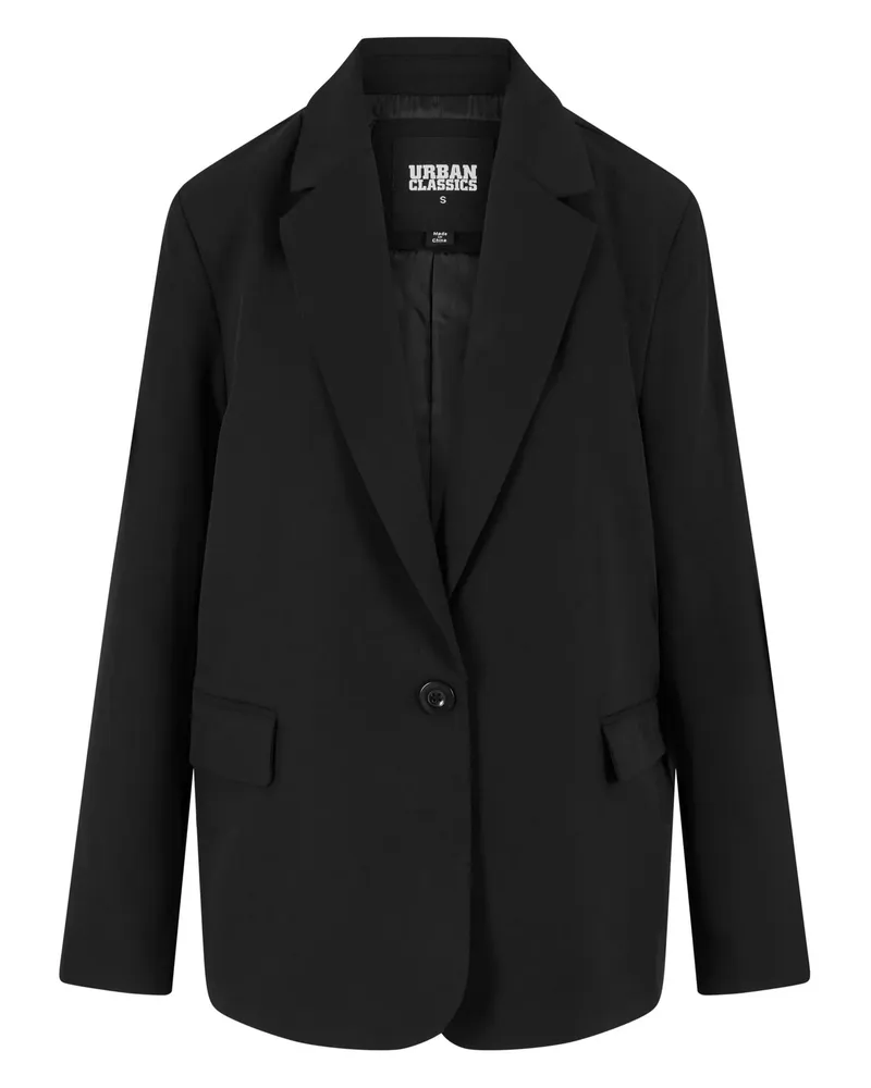 Urban Classics Basic" Blazer für Damen (Schwarz Schwarz