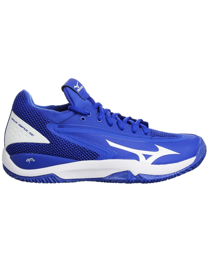Mizuno Wave Impulse CC Herren Blau Tennisschuhe Blau