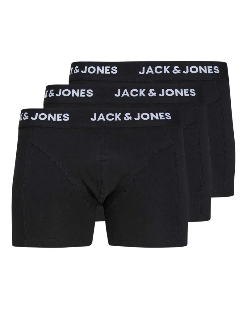 Jack & Jones Jack And Jones - "Anthony" Boxershorts für Herren (3er-Pack) (Schwarz Schwarz