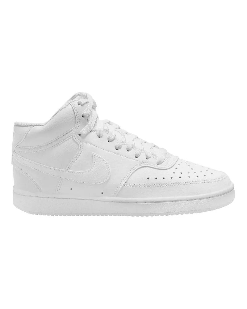Nike Court Vision" High Top Turnschuhe für Damen, Flach (Weiß Weiß