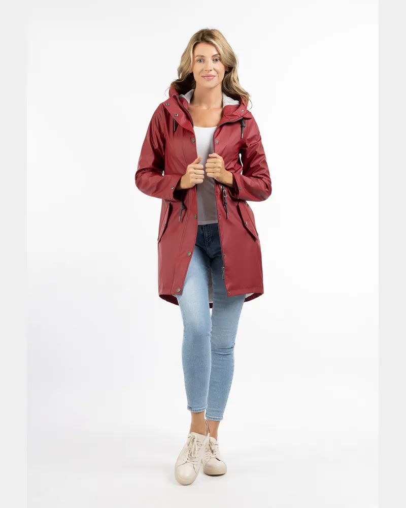Usha Imperméable libbi Rot