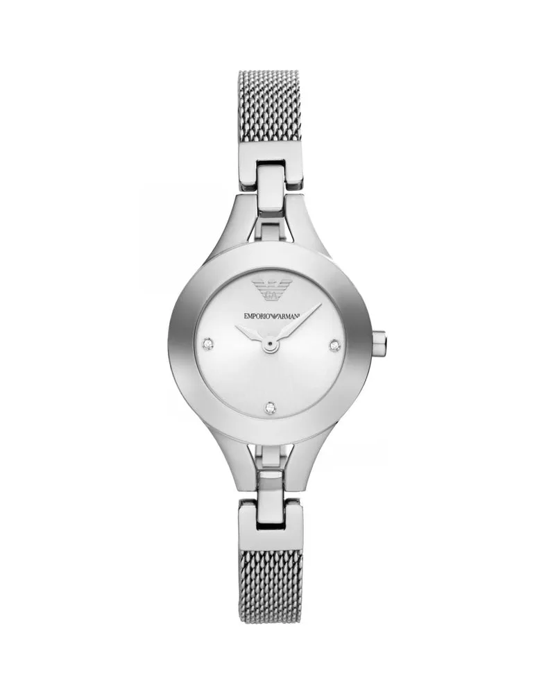 Giorgio Armani Damen-Armbanduhr AR7361 Silber