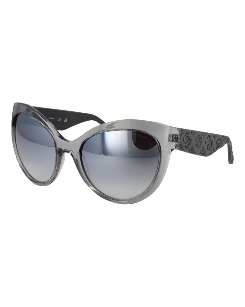 Guess Cateye-Rahmen mit gemusterten Bügeln Grau