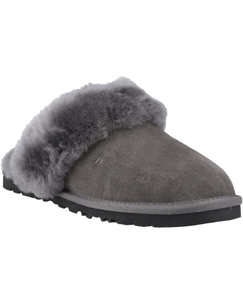 Hush Puppies Samantha Damen Hausschuhe aus Wildleder in Grau Grau